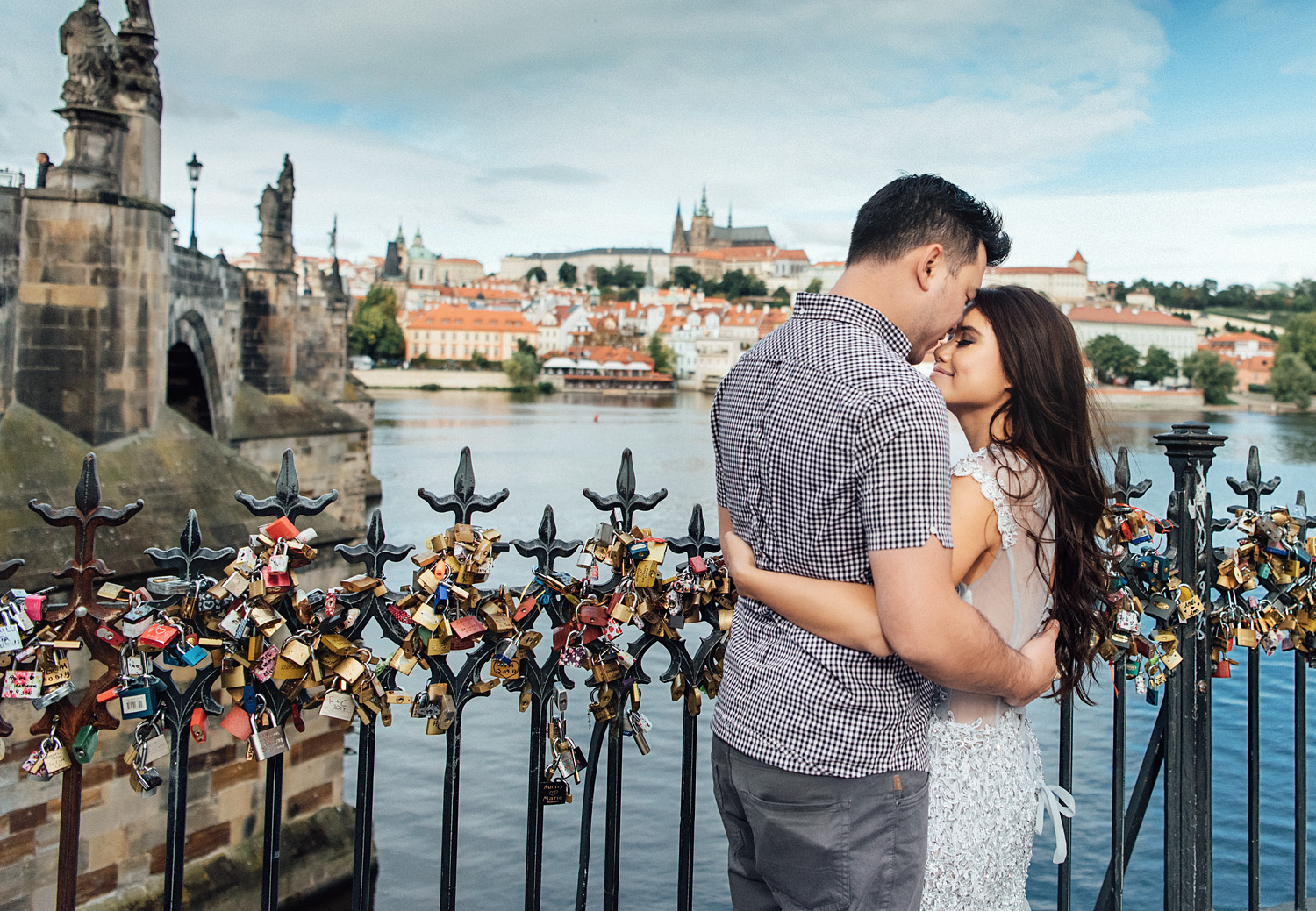 Прага мост влюбленных