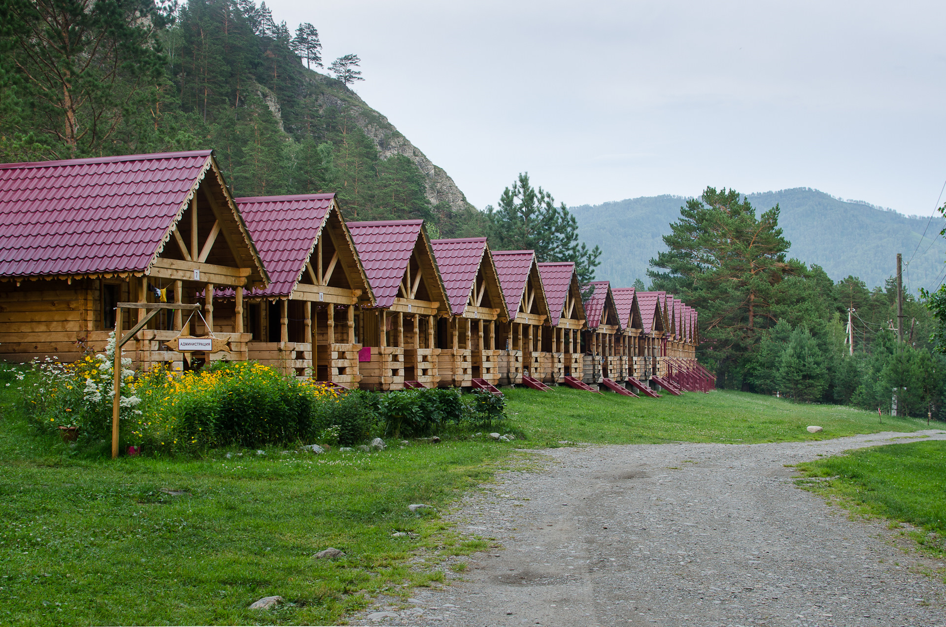 База Чемальское лето горный Алтай